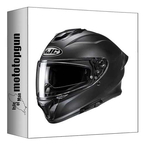 Casque HJC C71 de type intégral moto noir semi-mat XS