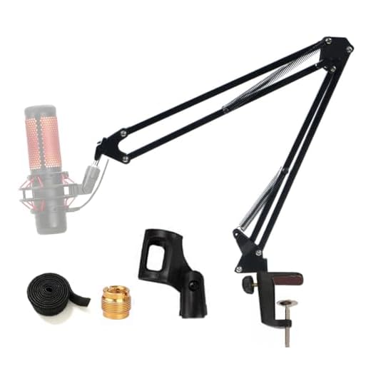 Tencro Professionell mikrofon suspension boom scissor arm stativ justerbar studio skrivbord mic clip hållare för Blue Yeti, snöboll och andra mikrofoner