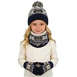 2.Ce chapeau est fait de tricot de haute qualité. Doublure confortable en peluche, très douce, chaude, peluche dense pour bloquer efficacement le vent froid. C'est parfait pour l'automne et l'hiver.Ensemble trois pièces avec chapeau,tour de cou et gants.