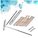 BESPORTBLE Kalimba 10 Key Repair Kit with Tuning Hammer DIY Musical Steel Keys for Kalimba Thumb Piano for Beginners and Music Lovers