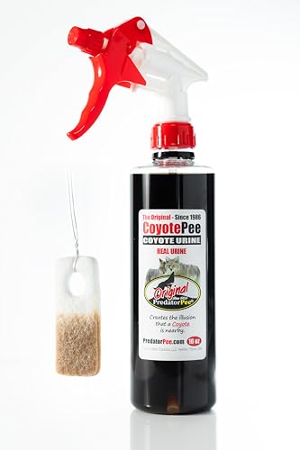 PredatorPee 100% Pure Coyote Urine – Animal Repellent for Yard & Garden