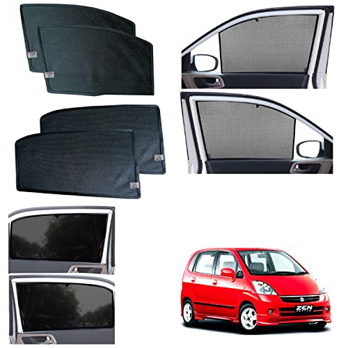 Image of WolkomHome car Fix Curtain Window Shades Half Curtains Sunshade for Zen Estilo Type-1