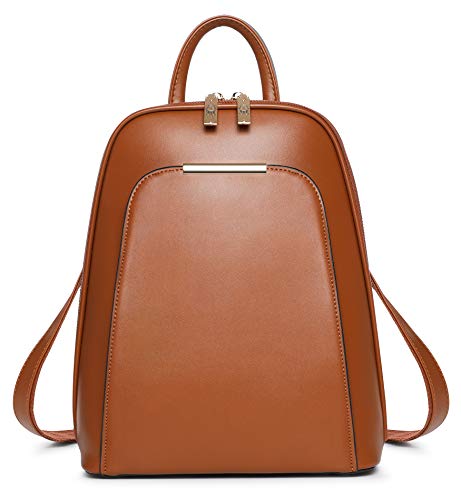 Tom Clovers Women Leather Backpack Daypack Casual Fashion Bag for Ladies Girls