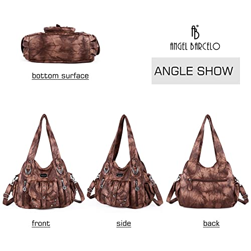 Image of Angel Barcelo Hobo Bag for Women Crossbody Purse and Handbags Shoulder Bags