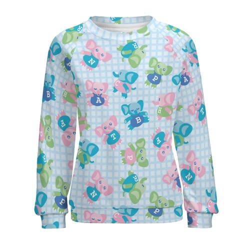 Cute Bee Flower Crewneck Sweatshirt for Women Long Sleeve Shirts Spring Fall Pullover Sweatshirt4