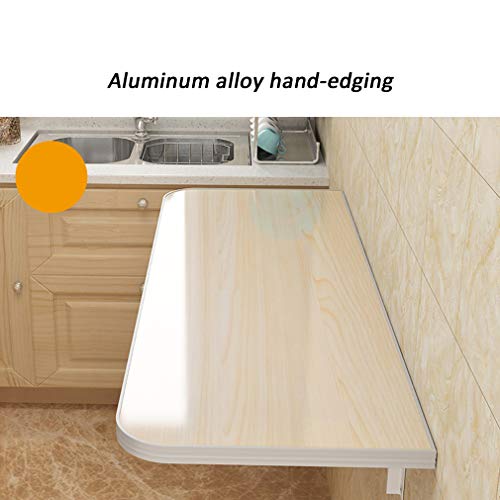 Table invisible murale multifonctions pliante en bois pour cuisine et bureau