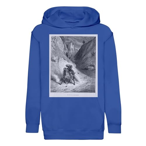 Sweat à capuche enfant pour l'école avec gravure Gustave Doré