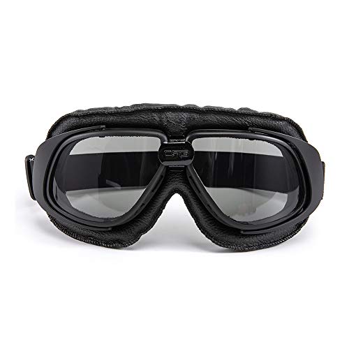 evomosa Motorradbrille Winddichter Augenschutz für Motocross Cruiser Scooter Biker Racer Cruiser Touring Goggle Skibrille (Farbe C.)