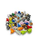 20 Pcs 3D Printed Mini Articulating Animals – Collectible Figurines for Stress Relief, Desk Decor, and Gifts - 3D Printed Animal