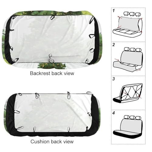 Housse de siège de voiture imperméable durable Garlad Pin Tree - 3