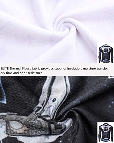 Chaqueta térmica de ciclismo para hombre talla L miniatura 5