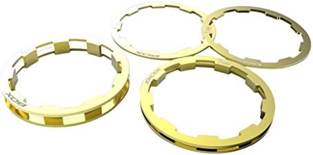 Cycle Group BX-HU130SHCS-GD Box Zero Shimano Comp Cassette Spacers, Gold