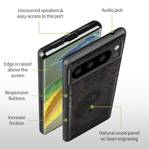 Carveit Custodia Compatibile con Google Pixel 8