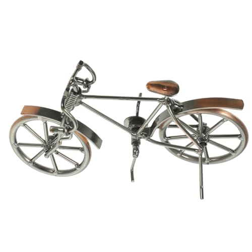 ROMISBABA Mini Bicicleta de Hierro Vintage Superficie Delicada y Diseño Resistente para Adorno del Hogar y Ambientes Variados
