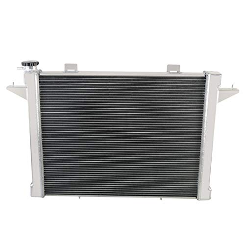 CoolingSky 3 Row All Aluminum Radiator for 1991-1993 Dodge D250 D350 W250 W350 5.9L Diesel Turbo Cummins Engine