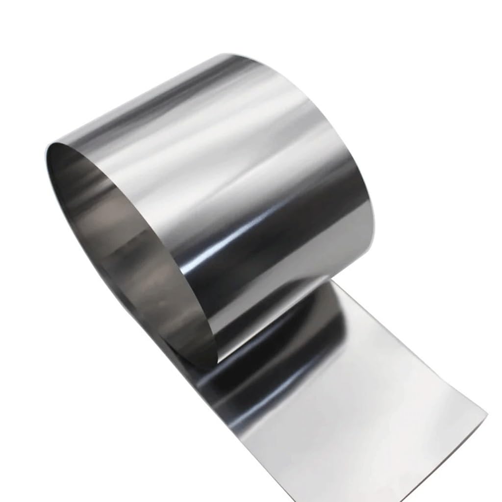Rouleaux de Feuille métallique, Bande de cale en Acier Inoxydable, 1M, for la Fabrication moules, Plaque tôle(0.02X100X500mm 1pc)