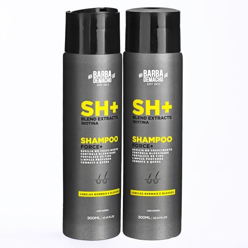 Kit 2 Shampoo Especial SH Force+ Antiqueda Fortificante 300ml