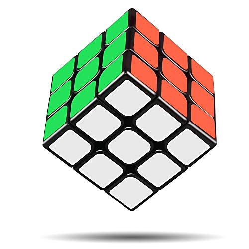D-Fantix Yj Guanlong Speed Cube Yj 3X3 Magic Cube 56 Mm Black Puzzles Toys For Kids Adult #TOP1