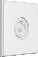 Vista 11 de Ekena Millwork ROSP040X040X075SDG04 Roseta estándar Sedgwick Bullseye con borde redondeado, 4 pulgadas de ancho x 4 pulgadas de alto x 3/4 pulgadas