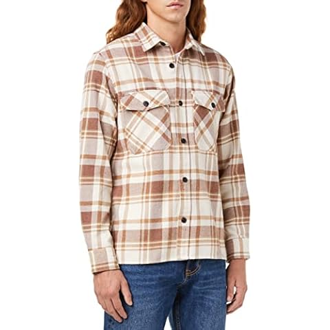 Camiseta de Sarga Jack & Jones Jprmark L/S Sn, Beige, M Cover