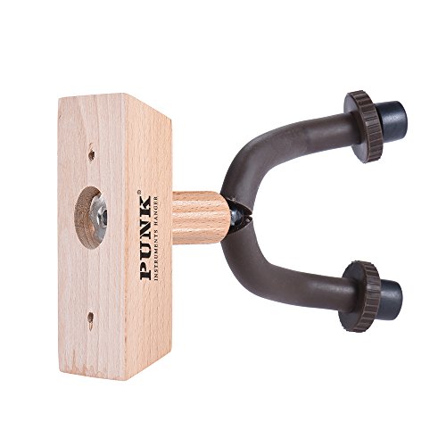 KKmoon Suporte de Parede Guitarra Gancho Titular Gancho Keeper Base De Madeira para Guitarras Elétri