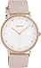 Produktbild Oozoo Damenuhr Shiny mit Lederband 40 MM Weiß/Rosa C10417