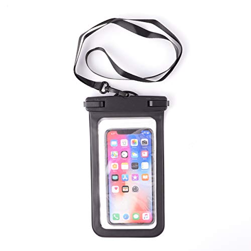ibasenice bolsa para telefone impermeável para celular, bolsa seca para mergulho, capa protetora tra