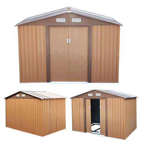 image for JAXPETY 6.3' x 9.1' Outdoor Storage Shed Garden Utility Tool Storage H
