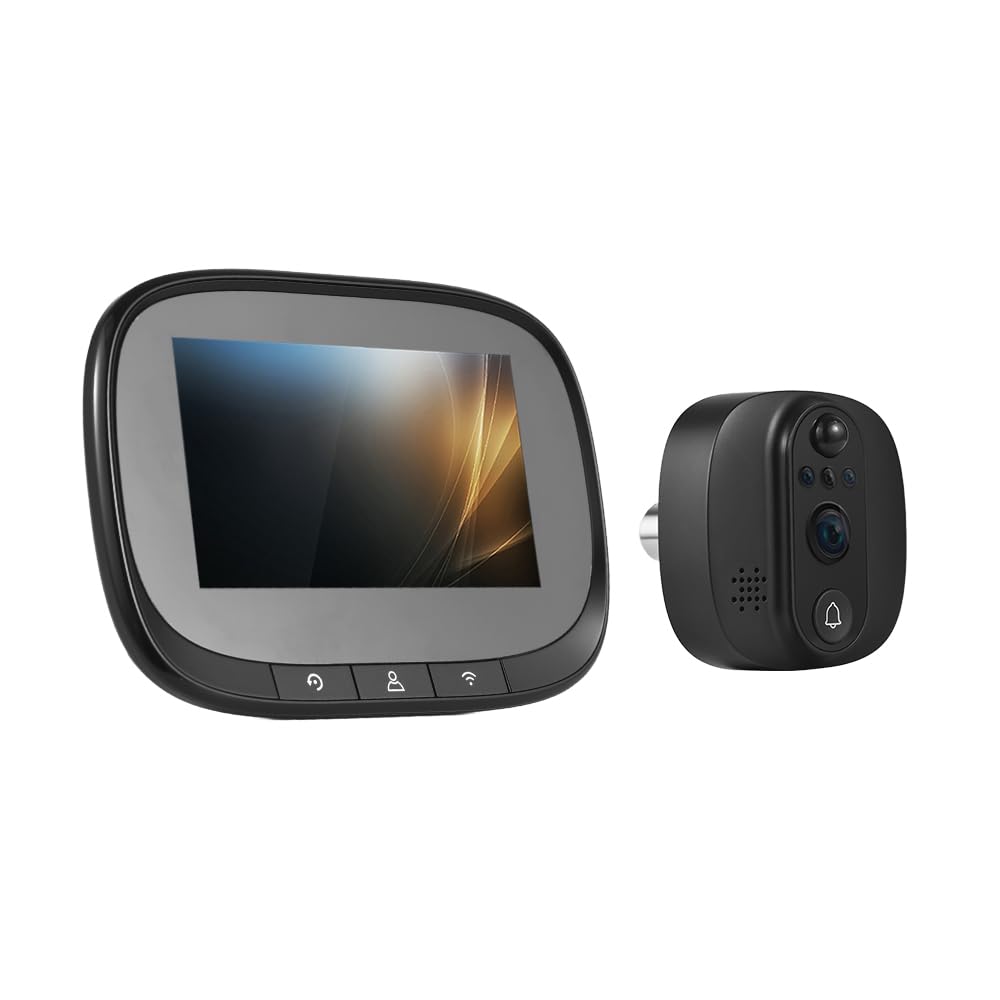 Smart Video Doorbell Camera Wifi Door Peephole Camera With