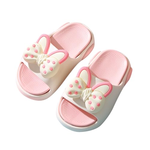 Pantuflas para niños y niñas, sandalias planas para verano, playa, zapatos planos para niños y niñas, Pink, 44 EU