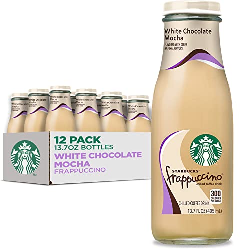 Image of Starbucks Frappuccino Coffee Drink, White Chocolate Mocha 13.7 fl oz Bottles (12 Pack)