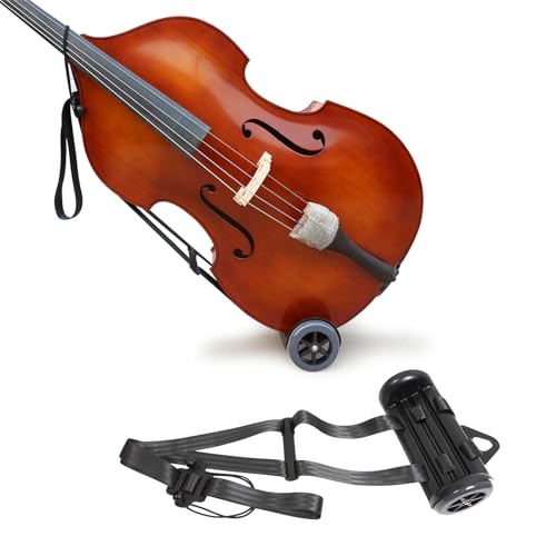 Conboxus Upright Bass Cart Transport Carry String Bass Carts for 1/10 to 4/4 size Bass with Durable...