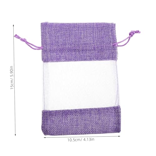 10 bolsas de saco lavanda rellenable de ERINGOGO miniatura 2
