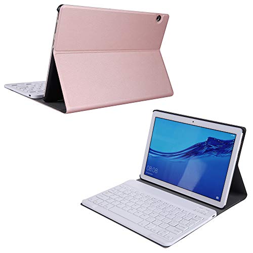 Keyboard Folio Case for Lenovo TB-X605FC / TB-X605LC,Faux Leather Cover for Lenovo M10 FHD REL, Wireless Bluetooth Keyboard for 