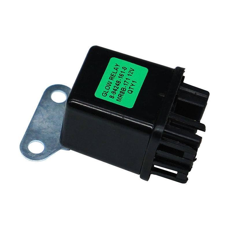 12V Glow Plug Relay and Controller Kit 16415-65600 Compatible with Engine D902 D905 D1005 Tractors L2900F L3010DT L3300DT