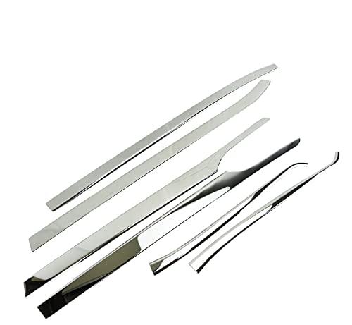 ヴェルファイア アルファード 30系共通 サイドメッキモール ピラーモール 6ピースセット サイドビューのイメージチェンジに