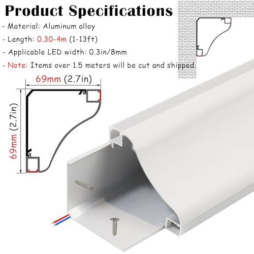 Moulure plafond LED : fixez votre éclairage indirect en surface sans percer - 3