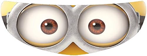 Dave Minion Perforated Motorcycle Helmet Shield Sticker