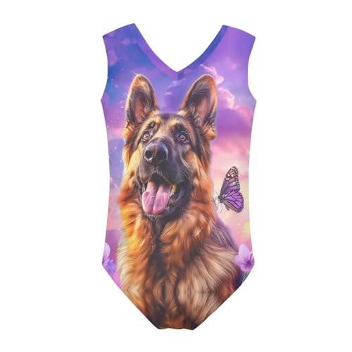 Image of Xpyiqun Bathing Suits for Girls 3-14 Kids Summer One Piece Swimwear Beach Sport Sleeveless Swimsuits Athletic