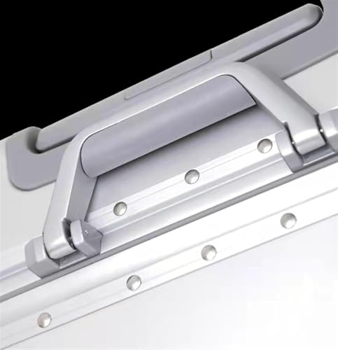 Travel Suitcase 20 Inch, Aluminum Magnesium Alloy Hard Shell, TSA Lock, Lightweight & Scratch-Resistant, 360° Spinner Wheels, Large Capacity Carry-on Luggage4