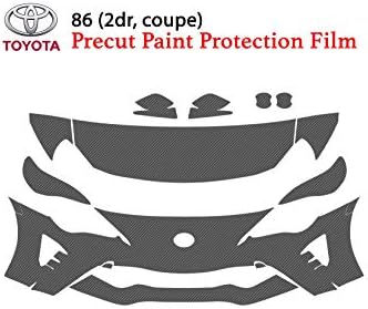 The Online Liquidator Precut Clear Bra Paint Protection Film Kit fits Toyota 86 Coupe 2017-2019 - Full Front Vinyl Wrap Surface Safeguard Armor Cover