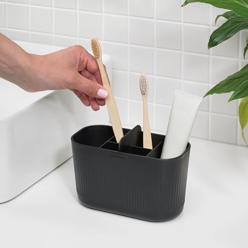 Panier de salle de bain ReBorn noir avec 6 compartiments - 3