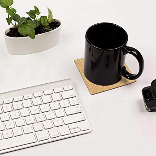 Blisstime 36 Pcs Self-Adhesive Cork Sheets 4"X 4" For Diy Coasters, Cork Board Squares, Cork Tiles, Cork Mat, Mini Wall Cork Board With Strong Adhesive-Backed #TOP5