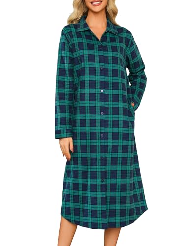 Chemise de nuit en flanelle pour femme de qualité supérieure
