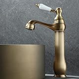 Le corps principal du Mitigeur Lavabo Monotrou est en laiton et présente une structure solide et une longue durée de vie. La forme rétro et élégante ajoute de la beauté à votre salle de bain et s'adapte à tous les styles.