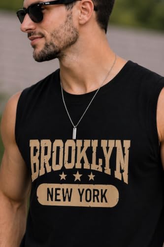 Image of JUGULAR Tank Tops Sleeveless T-Shirt for Men Gym Wear Vest Printed Stylish Round Neck Running for Sports Workout Fitness & Casual or Beach Wear
