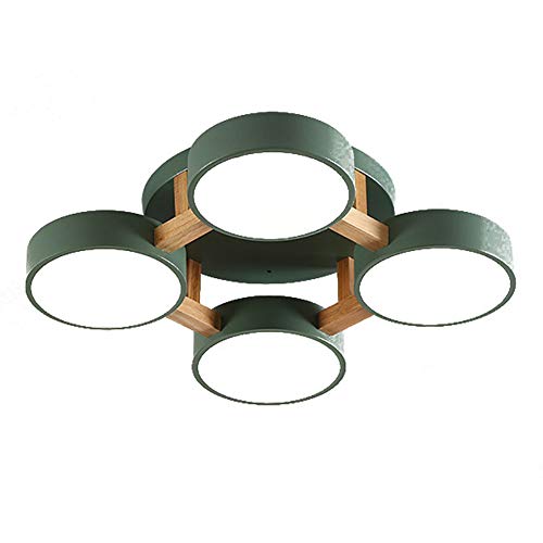 Plafonnier LED nordique gris tricolore pour créer une ambiance douce dans le salon