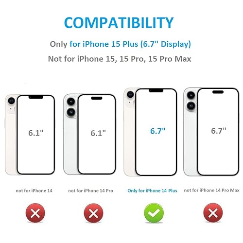 Étui portefeuille iPhone 15 Plus idéal pour vos sorties sans sac