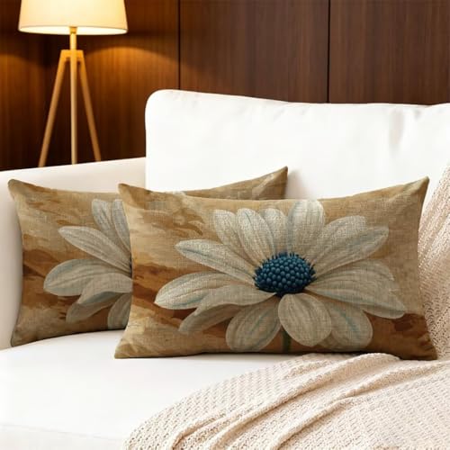 Housse de coussin imperméable 50x70cm jaune pour protéger vos canapés extérieurs de l'eau