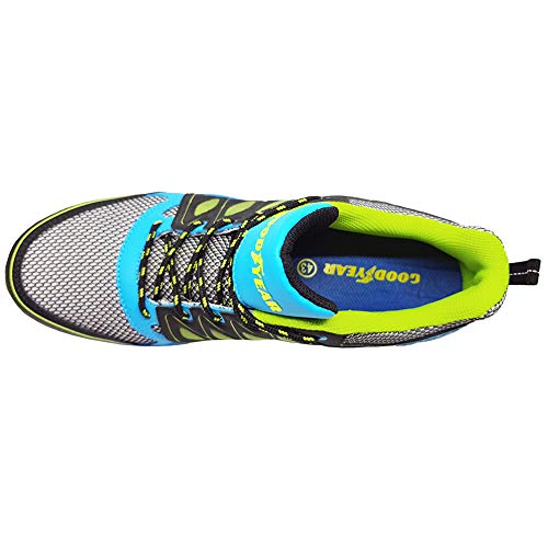 Goodyear GYSHU1503 S1P-SRA-HRO Metallfreie Zehen- und Zwischensohlen-Sicherheitstrainer aus Verbundwerkstoff, Mehrfarben, 41 EU